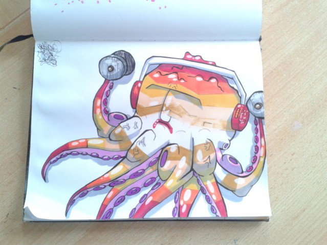 Graffiti Sketch in Seelow - Photo by royalbone - royal-bone, royal, bone (2013)