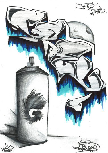 Graffiti Sketch in Seelow - Photo by royalbone - royal-bone, royal, bone (2013)