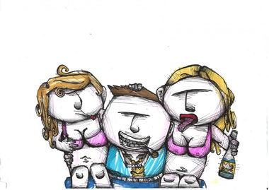 Graffiti Sketch in Prague - Photo by royalbone - royal-bone, royal, bone (2013)