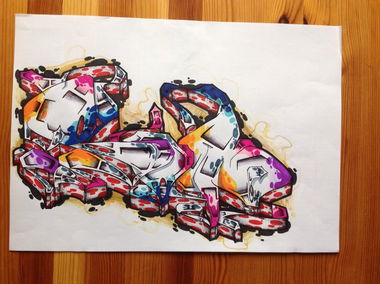 Graffiti Sketch in Seelow - Photo by royalbone - royal-bone, royal, bone (2013)