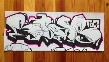 Graffiti Sketch in Seelow - Photo by royalbone - royal-bone, royal, bone (2013)