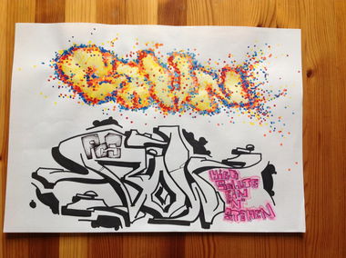 Graffiti Sketch in Seelow - Photo by royalbone - royal-bone, royal, bone (3013)
