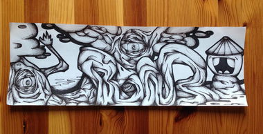 Graffiti Sketch in Seelow - Photo by royalbone - royal-bone, royal, bone (2013)