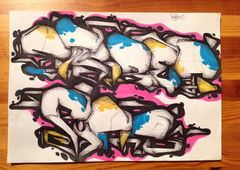 Graffiti Sketch in Seelow - Photo by royalbone - royal-bone, royal, bone (2013)