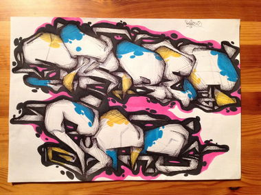 Graffiti Sketch in Seelow - Photo by royalbone - royal-bone, royal, bone (2013)