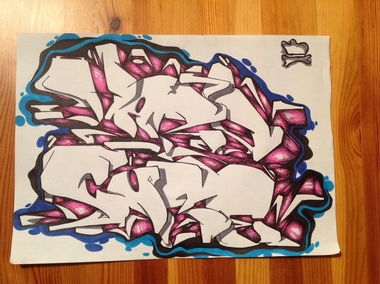 Graffiti Sketch in Seelow - Photo by royalbone - royal-bone, royal, bone (2013)