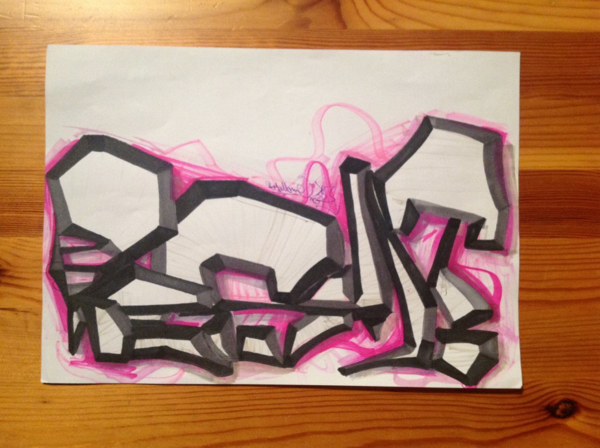 Graffiti Sketch in Seelow - Photo by royalbone - royal-bone, royal, bone (2013)