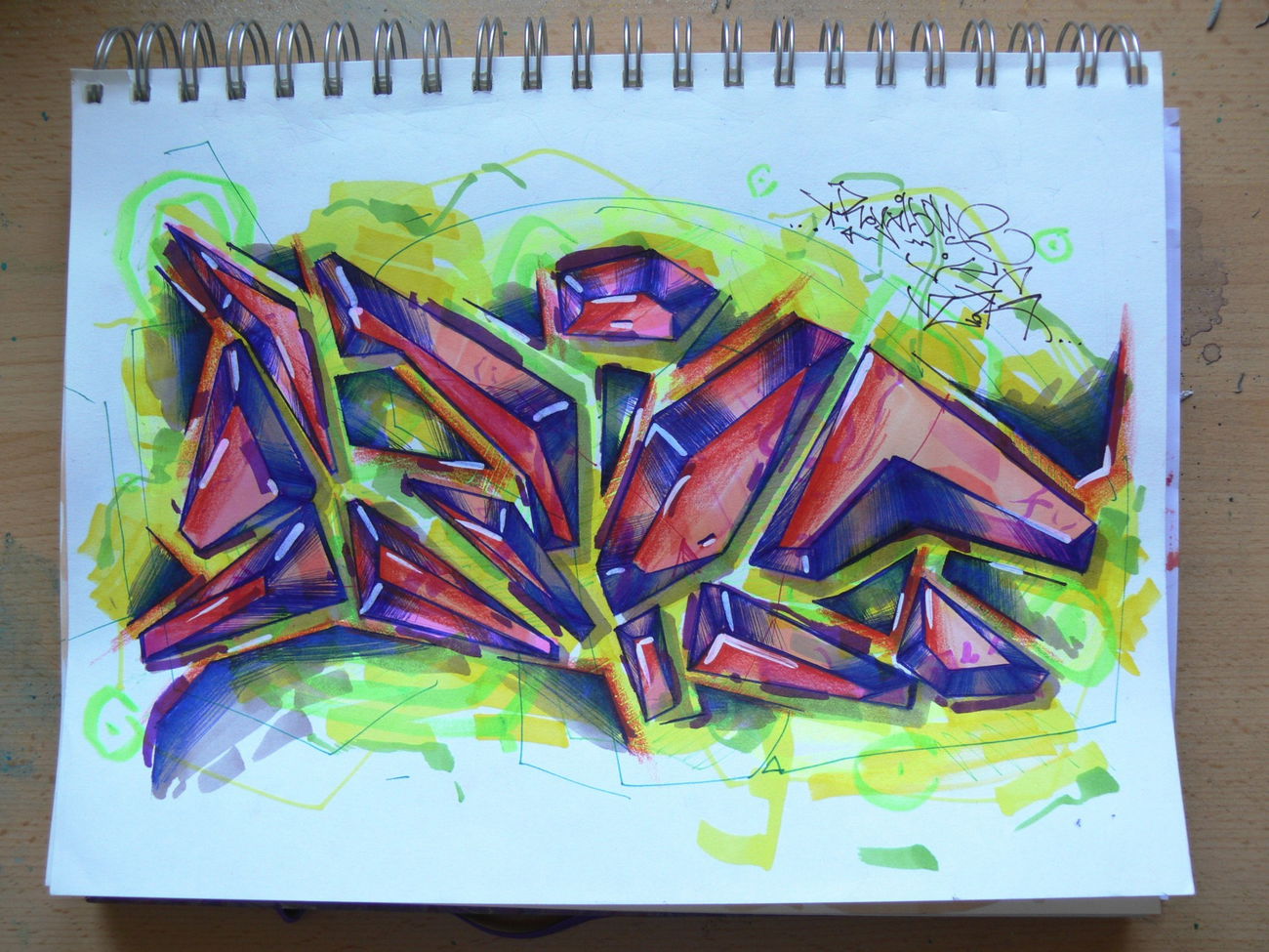 Graffiti Sketch - Photo by royalbone - royal, bone, royalbone (2017)