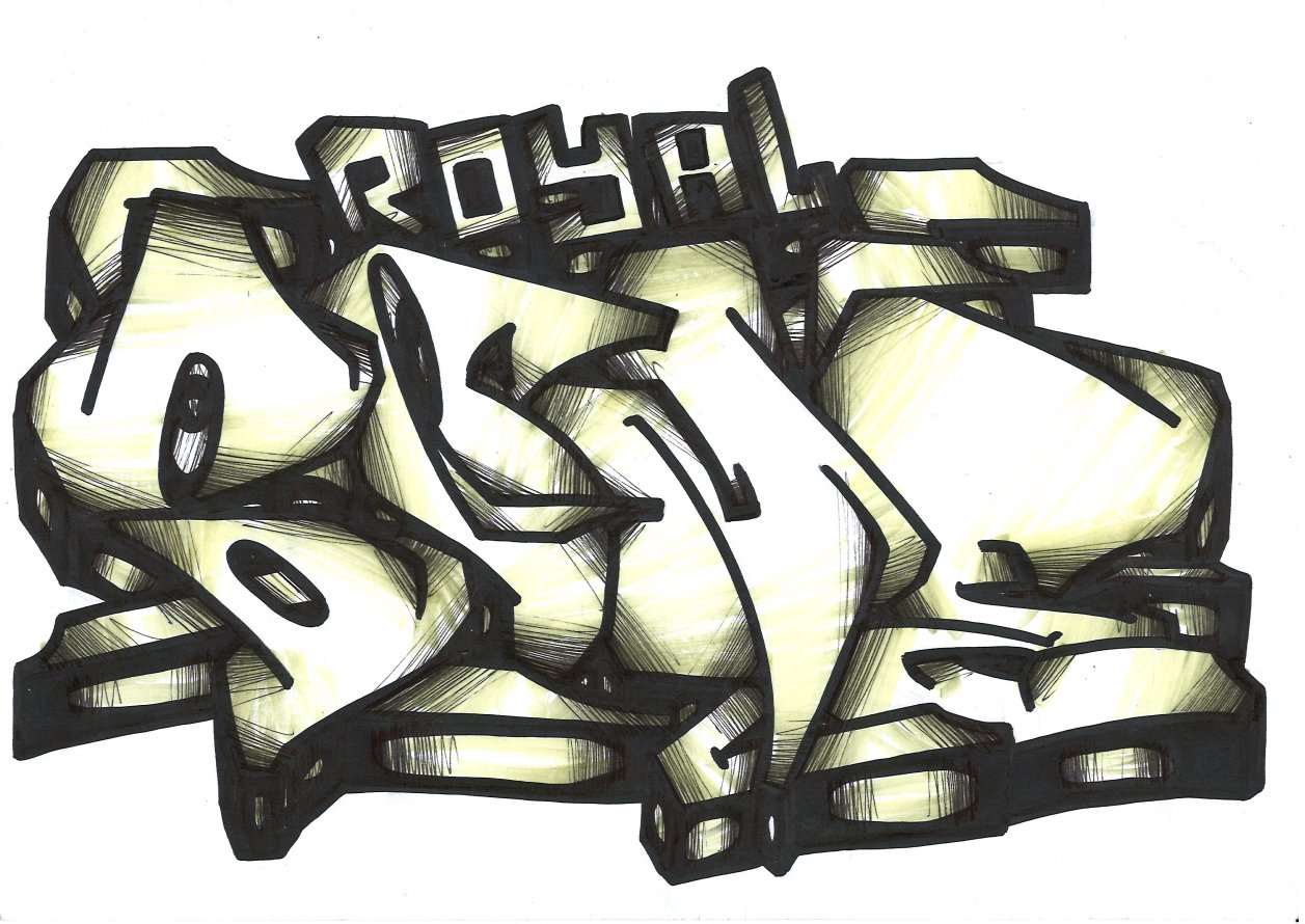 Graffiti Sketch in Seelow - Photo by royalbone - royal-bone, royal, bone (2014)