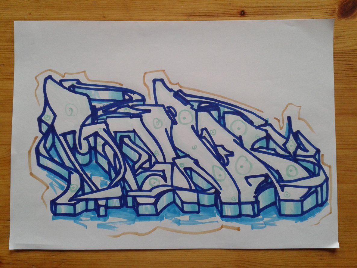 Graffiti Sketch in Seelow - Photo by royalbone - royal-bone, royal, bone (2014)