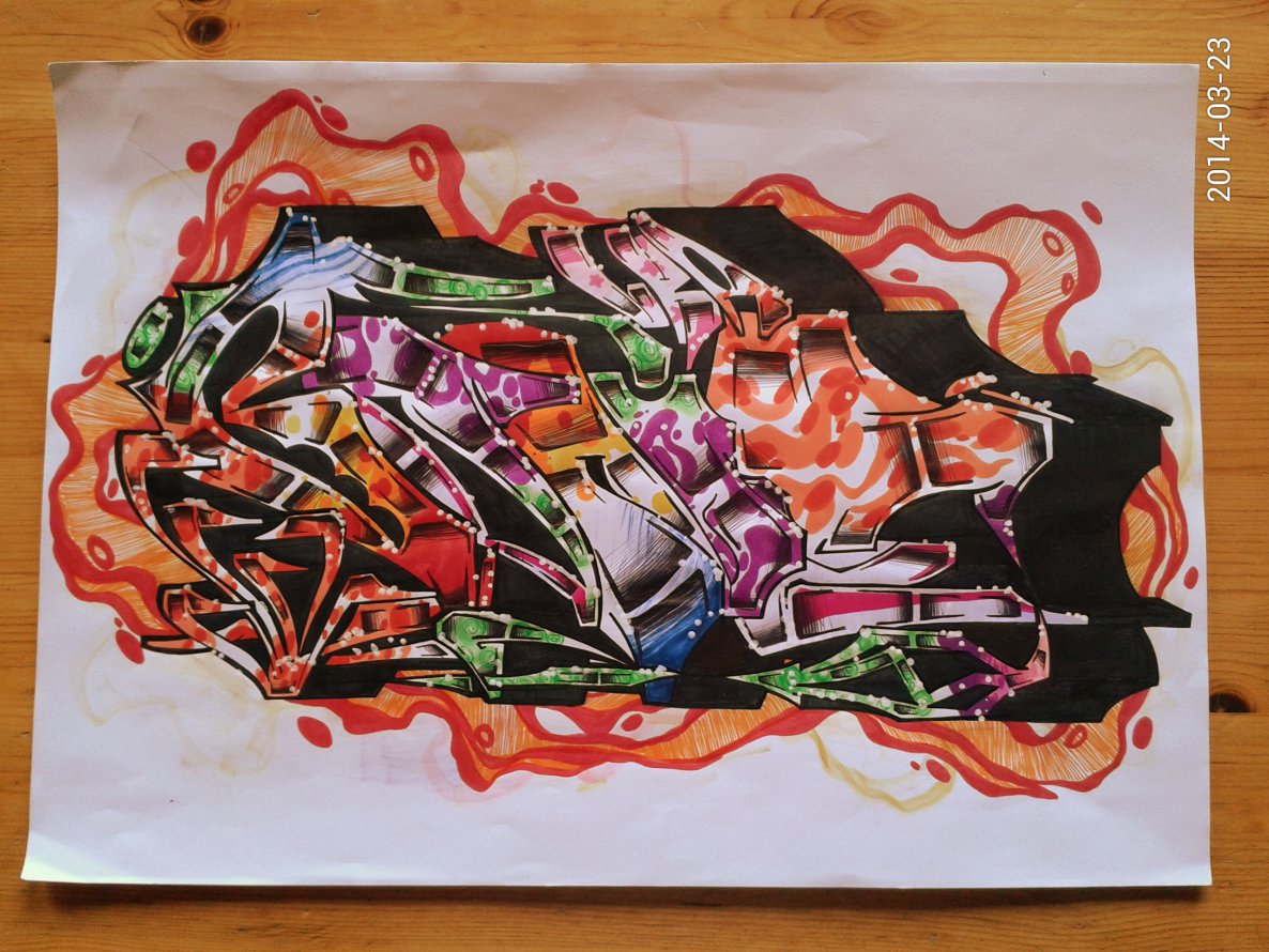 Graffiti Sketch in Seelow - Photo by royalbone - royal-bone, royal, bone (2014)