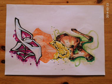 Graffiti Sketch in Seelow - Photo by royalbone - royal-bone, royal, bone (2014)