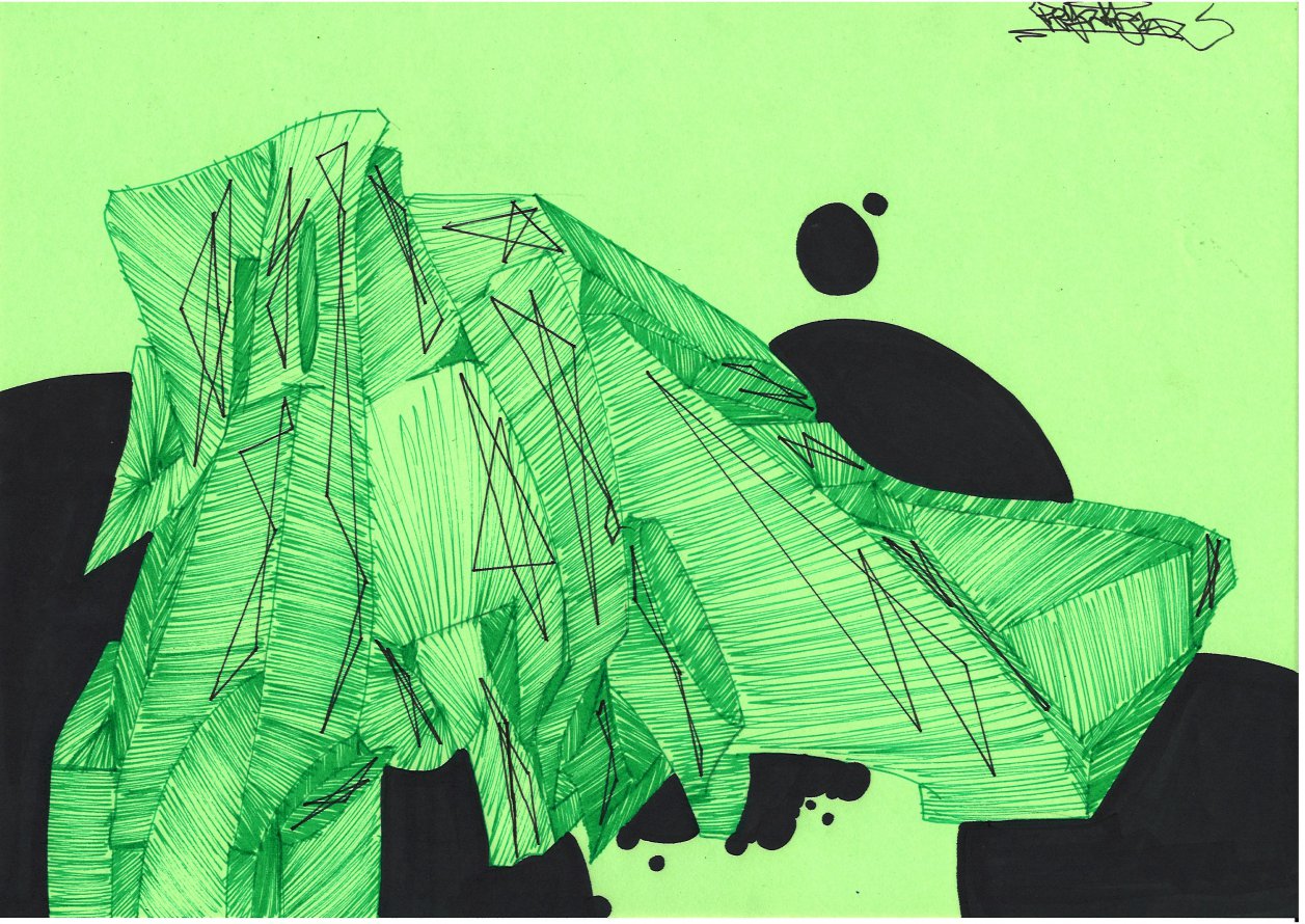 Graffiti Sketch in Seelow - Photo by royalbone - royal-bone, royal, bone (2014)