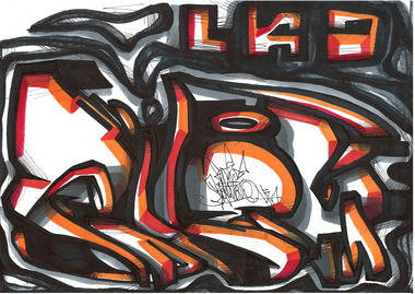 Graffiti Sketch in Seelow - Photo by royalbone - royal-bone, royal, bone (2014)