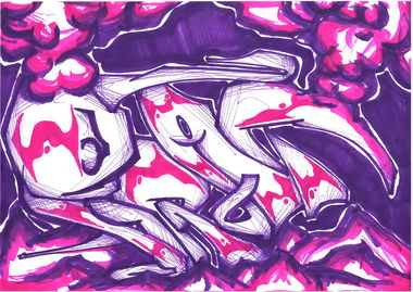 Graffiti Sketch in Seelow - Photo by royalbone - royal-bone, royal, bone (2014)