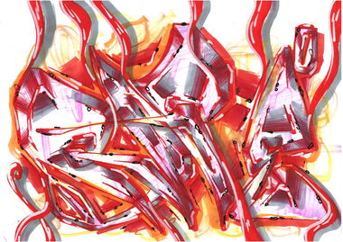 Graffiti Sketch in Seelow - Photo by royalbone - royal-bone, royal, bone (2014)
