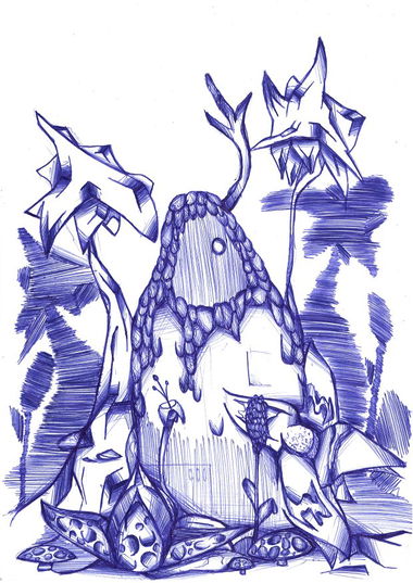 Graffiti Sketch in Seelow - Photo by royalbone - royal-bone, royal, bone (2014)