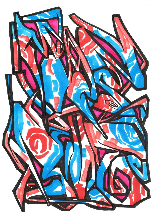 Graffiti Sketch in Seelow - Photo by royalbone - royal-bone, royal, bone (2015)