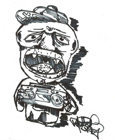 Graffiti Sketch in Landkreis Märkisch-Oderland - Photo by royalbone - royal-bone, royal, bone (2015)