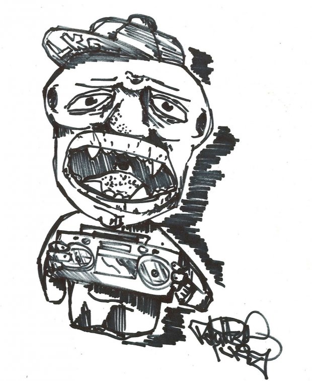 Graffiti Sketch in Landkreis Märkisch-Oderland - Photo by royalbone - royal-bone, royal, bone (2015)