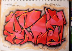 Graffiti Sketch - Photo by royalbone - royal, bone, royalbone (2017)