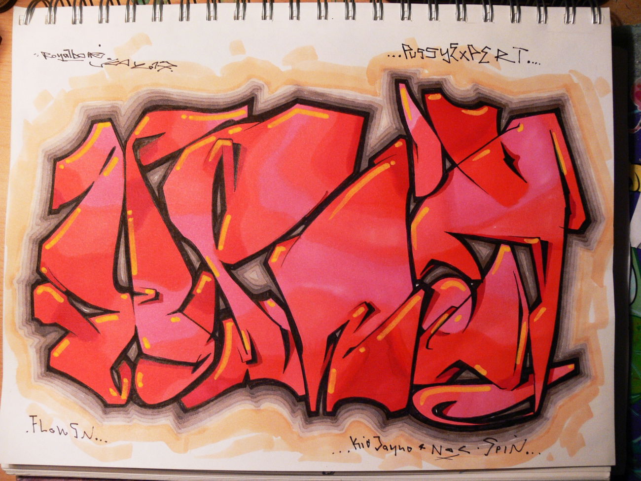 Graffiti Sketch - Photo by royalbone - royal, bone, royalbone (2017)