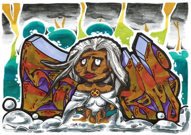 Graffiti Wall - Photo by royalbone - royalbone, royal, bone