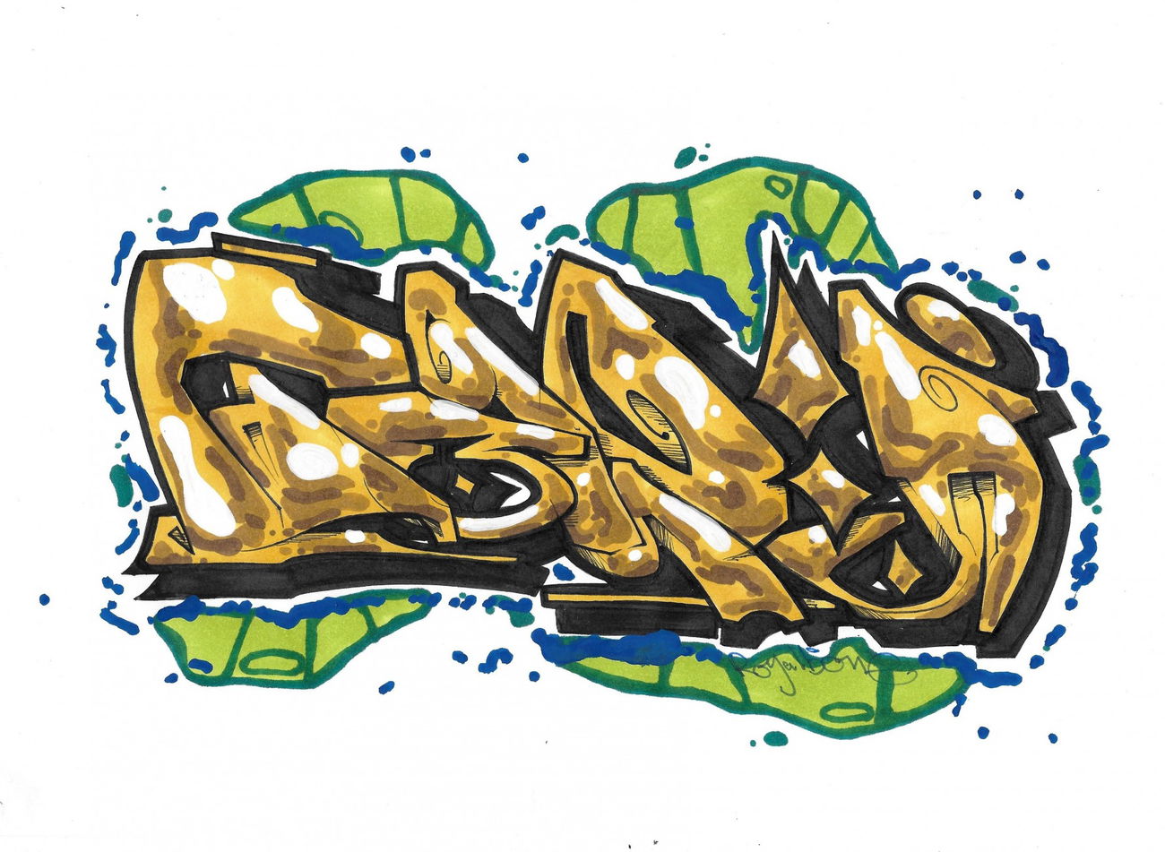 Graffiti Wall - Photo by royalbone - royal, bone, royalbone (2016)