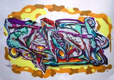 Graffiti Sketch - Photo by royalbone (2016)