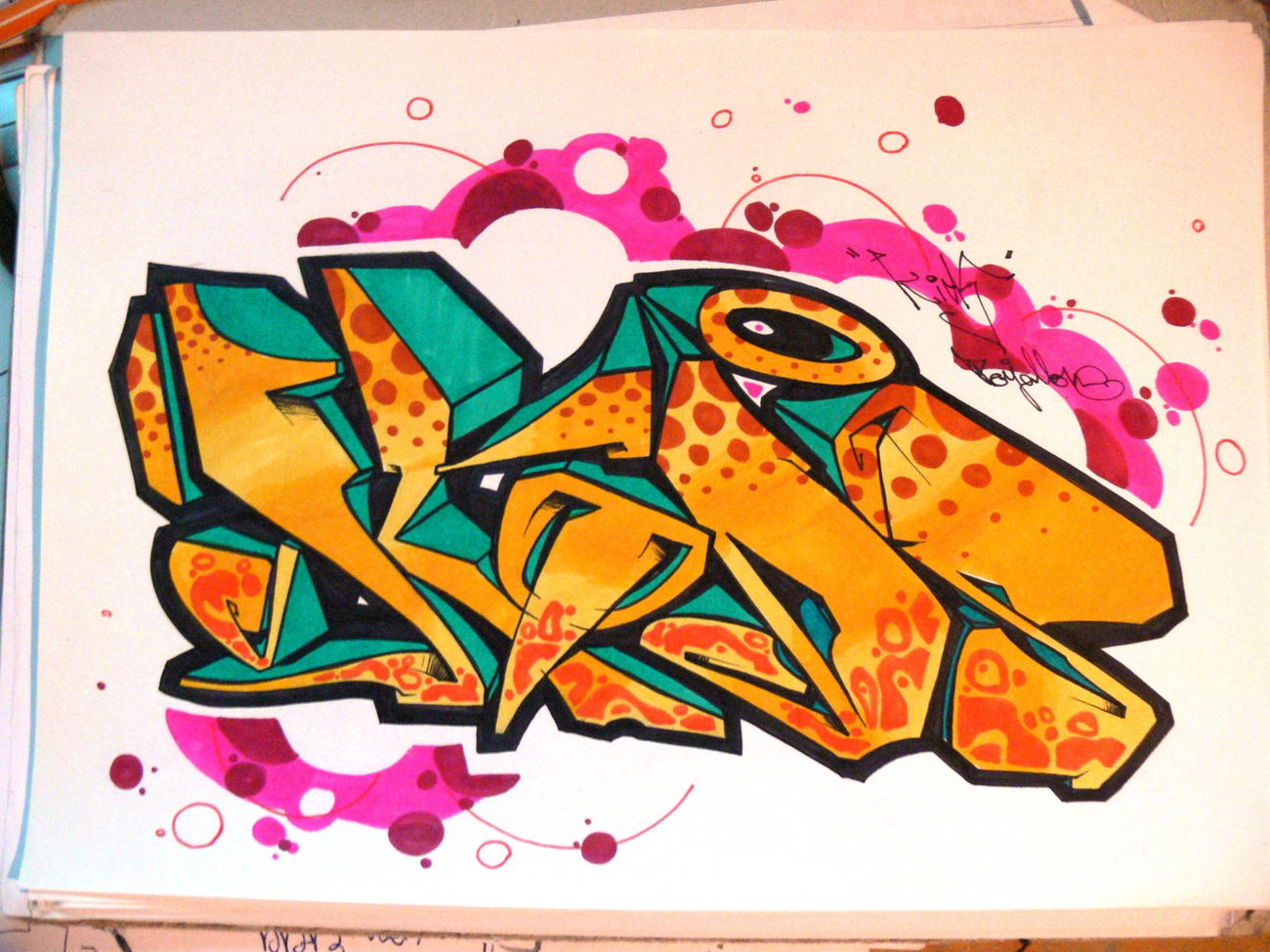 Graffiti Sketch - Photo by royalbone - royalbone, royal, bone (2016)