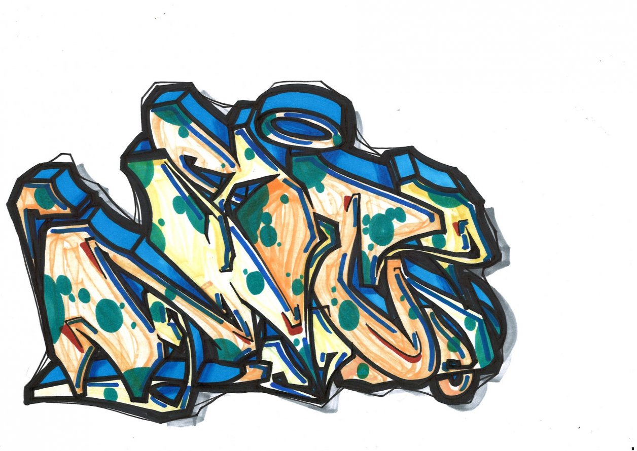 Graffiti Sketch in Landkreis Märkisch-Oderland - Photo by royalbone - royal-bone, royal, bone (2015)