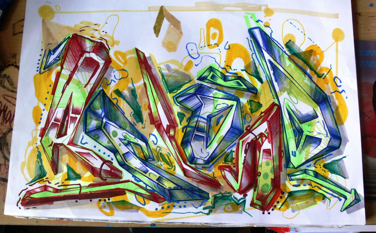 Graffiti Wall - Photo by royalbone - royal, bone, royalbone (2016)