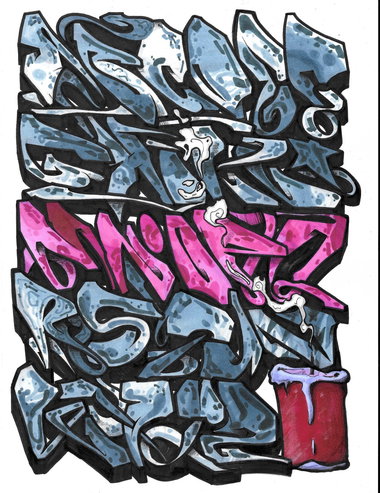 Graffiti Wall - Photo by royalbone - royal, bone, royalbone (2016)