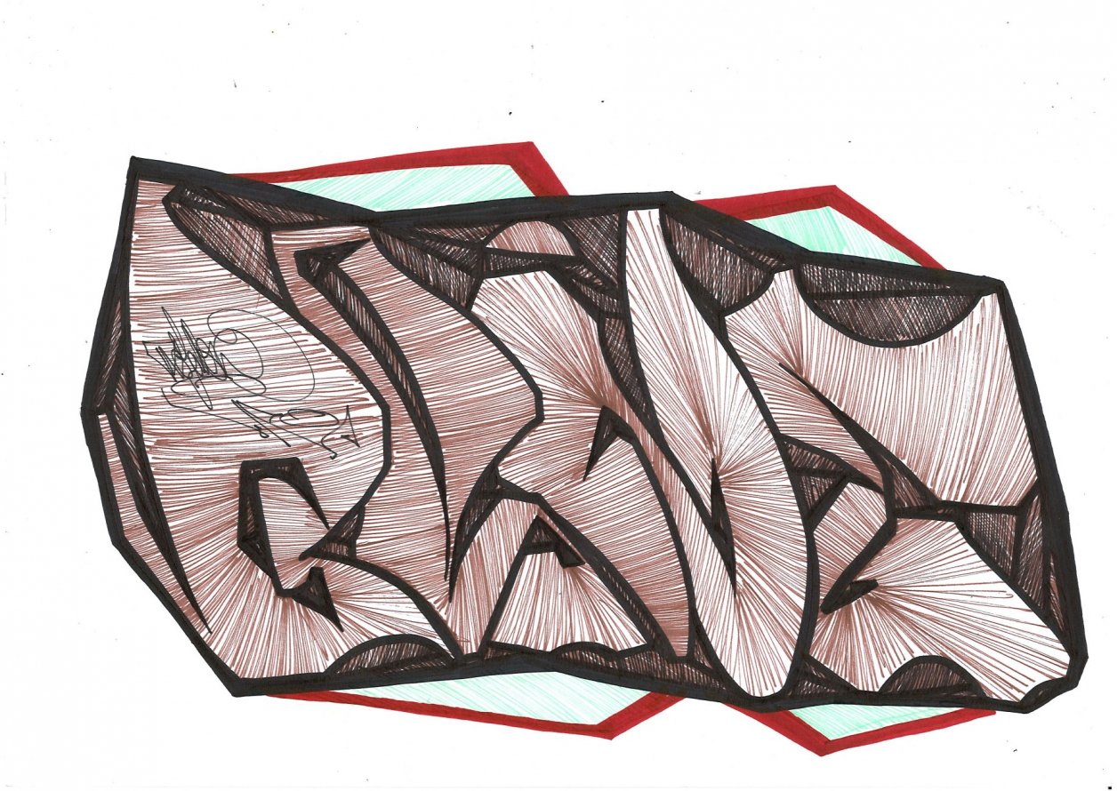 Graffiti Sketch in Landkreis Märkisch-Oderland - Photo by royalbone - royal-bone, royal, bone (2015)