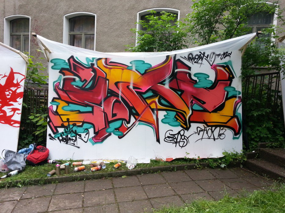Graffiti in Jena - Photo by royalsare - sare