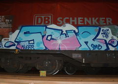 Graffiti Train - Photo by rumsuno - scur, köln (2018)