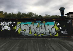 Graffiti Wall - Photo by rumsuno - skur, solingen (2019)