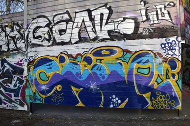 Graffiti Wall - Photo by rumsuno - hall, solingen (2015)