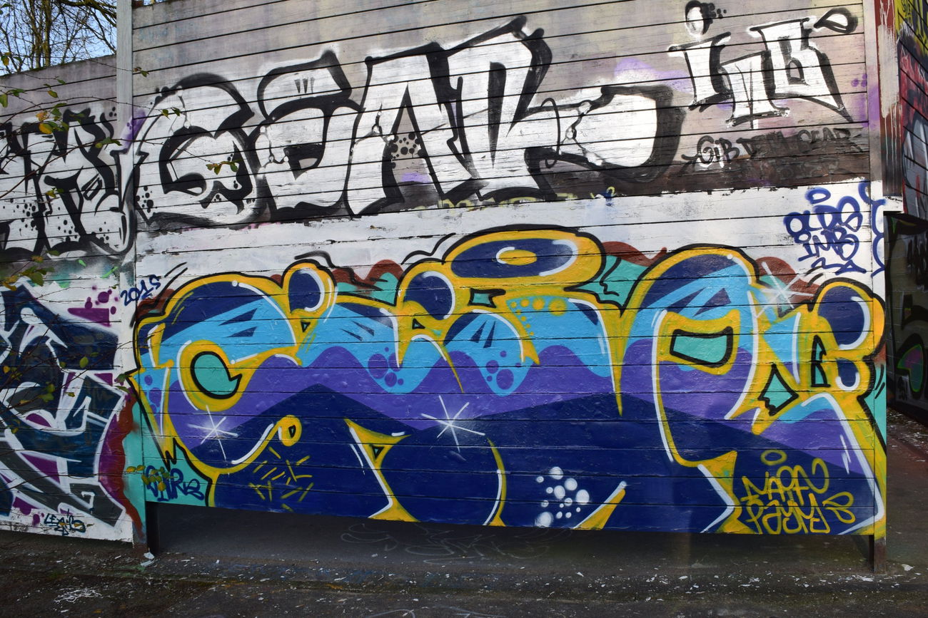 Graffiti Wall - Photo by rumsuno - hall, solingen (2015)