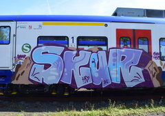 Graffiti Train - Photo by rumsuno - skurhannover (2025)
