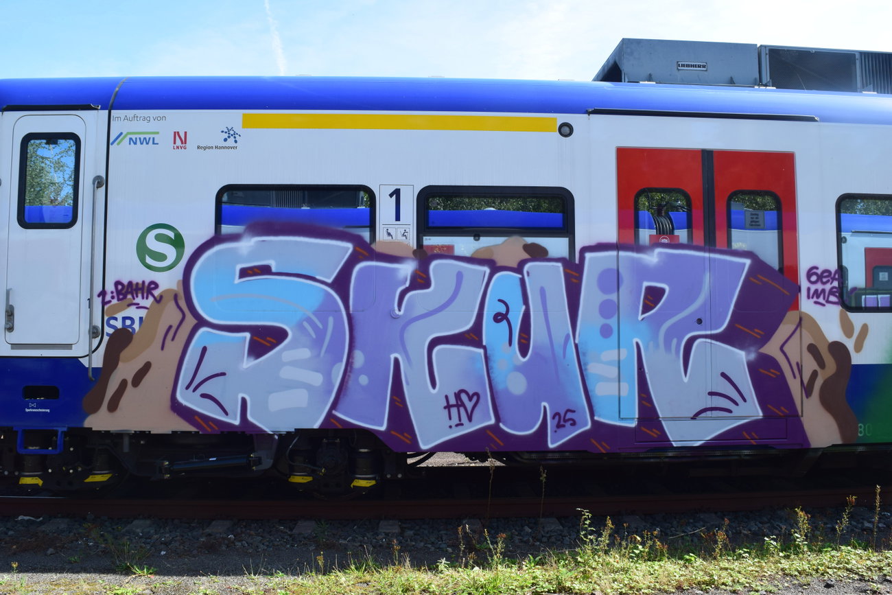 Graffiti Train - Photo by rumsuno - skurhannover (2025)