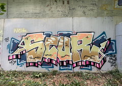 Graffiti Wall - Photo by rumsuno - scurwuppertal (2024)