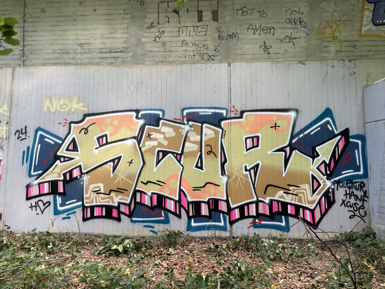 Graffiti Wall - Photo by rumsuno - scurwuppertal (2024)