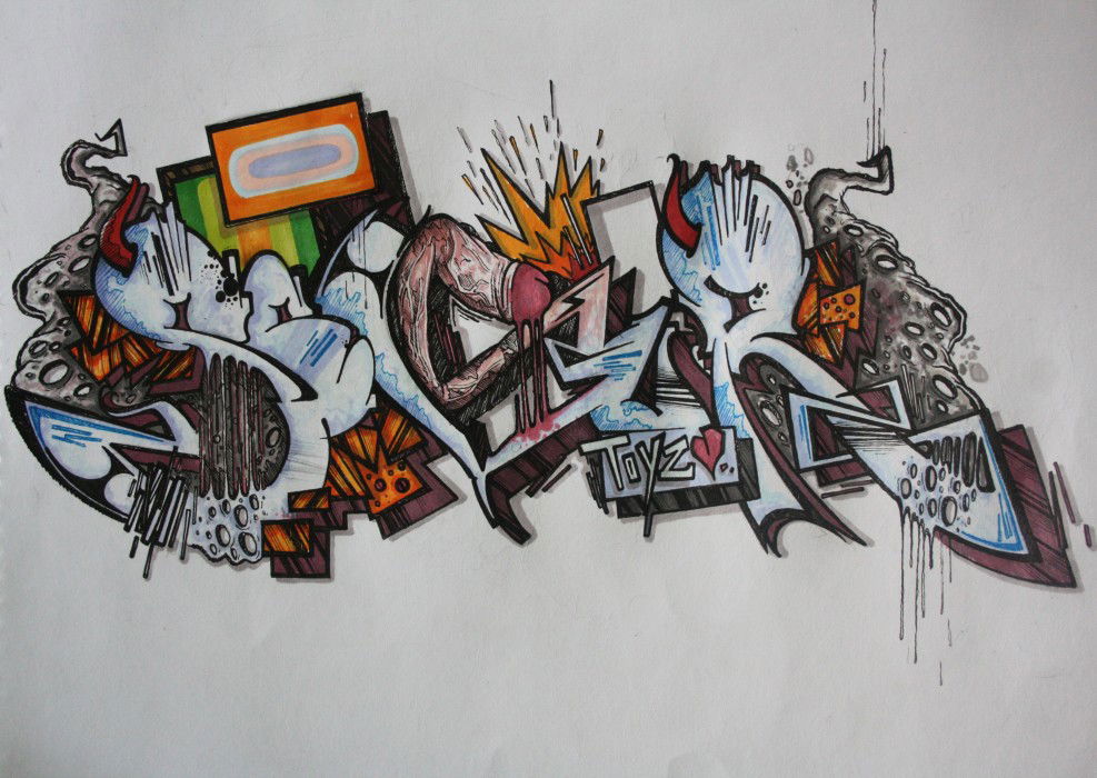 Graffiti Sketch in Adana - Photo by ruves