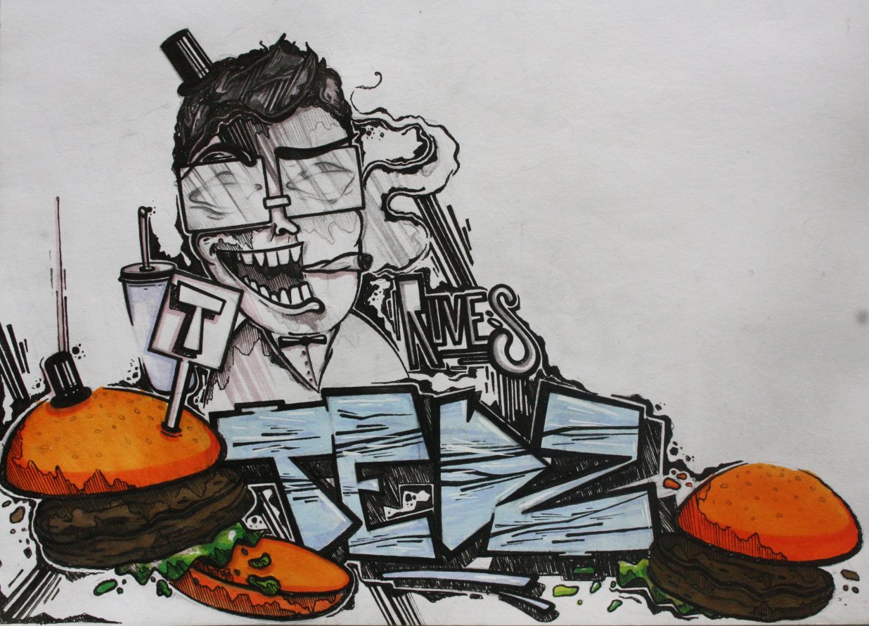 Graffiti Sketch in Adana - Photo by ruves