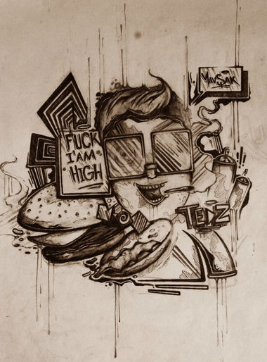 Graffiti Sketch - Photo by ruves