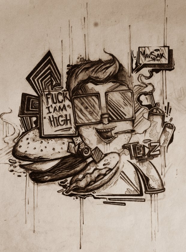 Graffiti Sketch - Photo by ruves