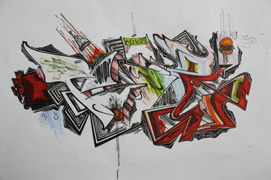 Graffiti Sketch - Photo by ruves