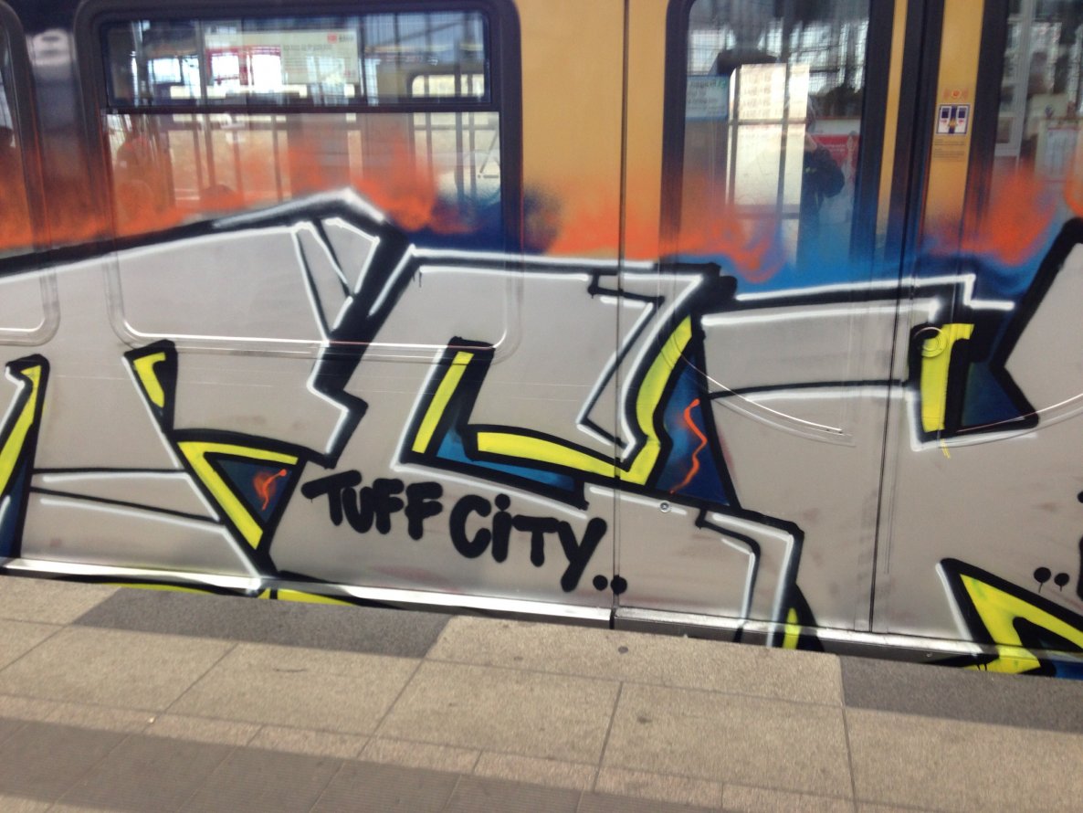 Graffiti Train - Photo by ruz - Tck (2013)