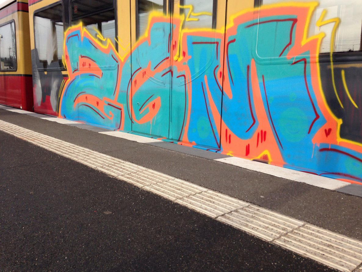 Graffiti Train - Photo by ruz - ZGM (2013)